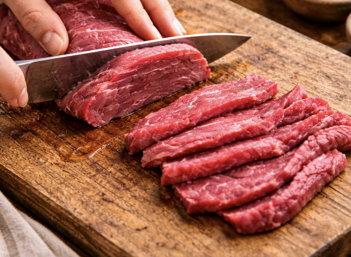 Rinderfiletstreifen mit Brokkoli und Champignons_1