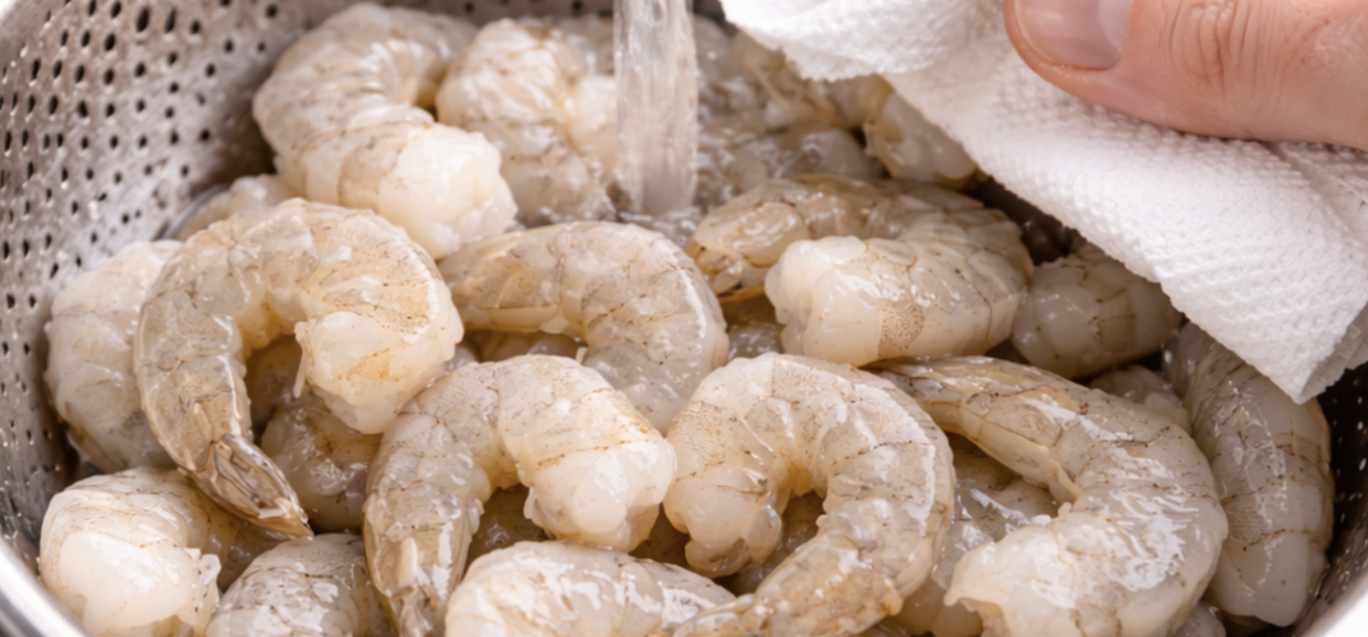 Gegrillte Garnelen auf Rucola_1