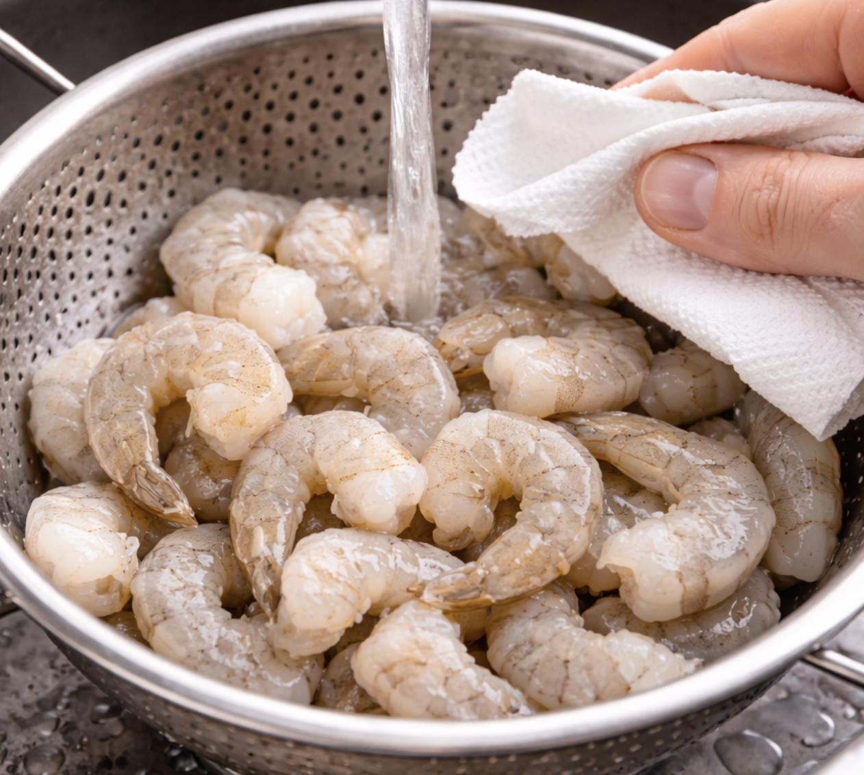 Gegrillte Garnelen auf Rucola_1
