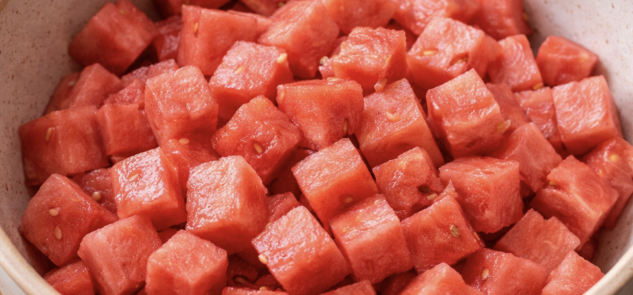 Melonen-Feta-Salat mit Minze_1