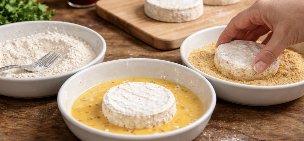 Gebackener Camembert mit Preiselbeeren_2