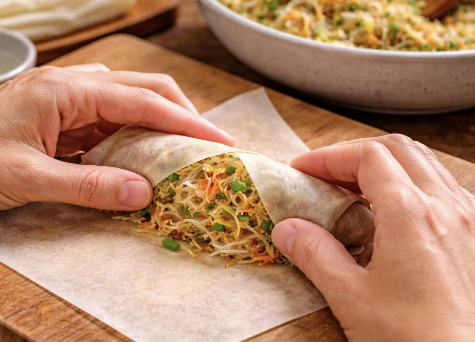 Frühlingsrollen mit Sweet-Chili-Sauce_2