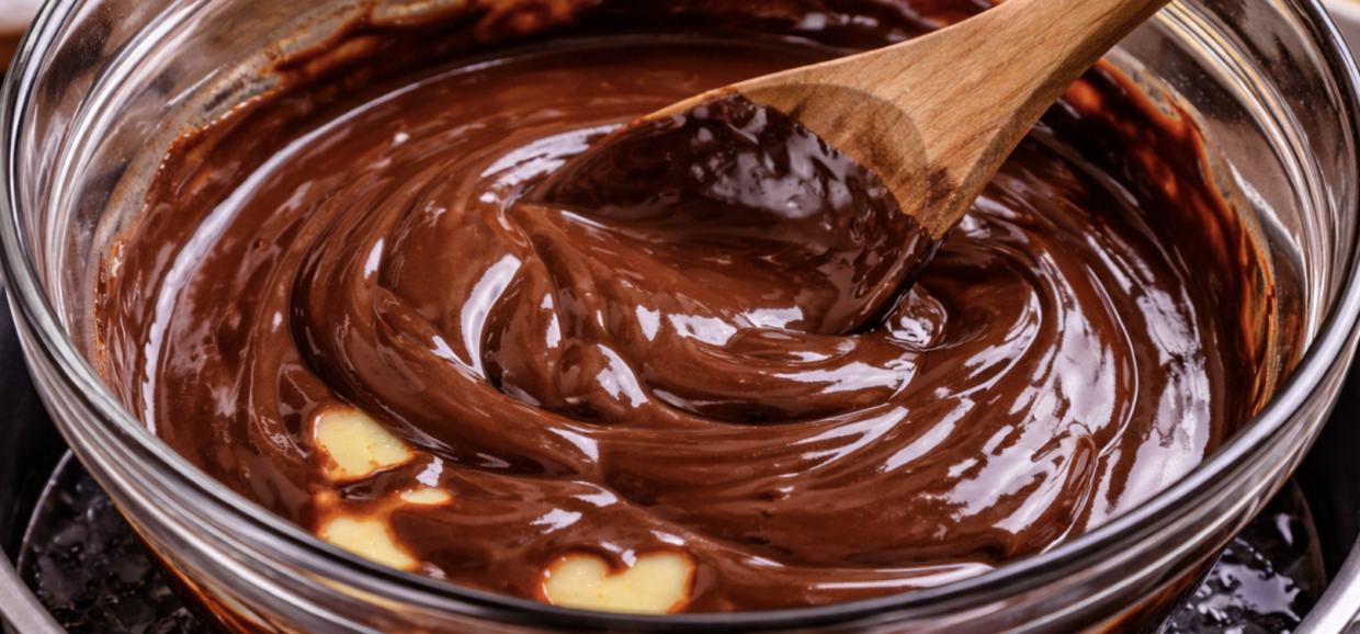 Schokoladenkuchen mit flüssigem Kern_2