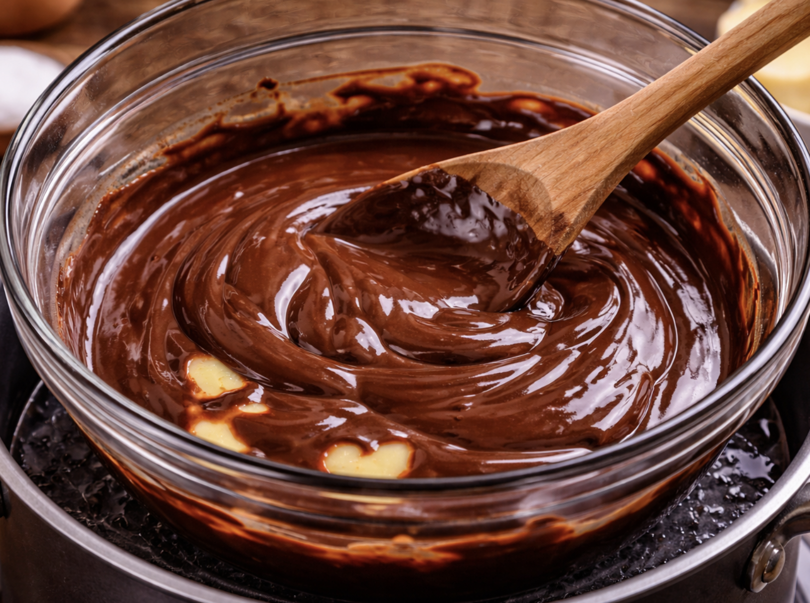 Schokoladenkuchen mit flüssigem Kern_2