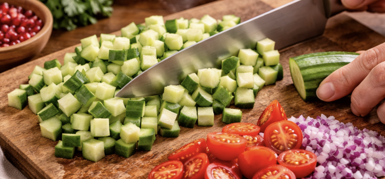 Couscous-Salat mit Granatapfel_2