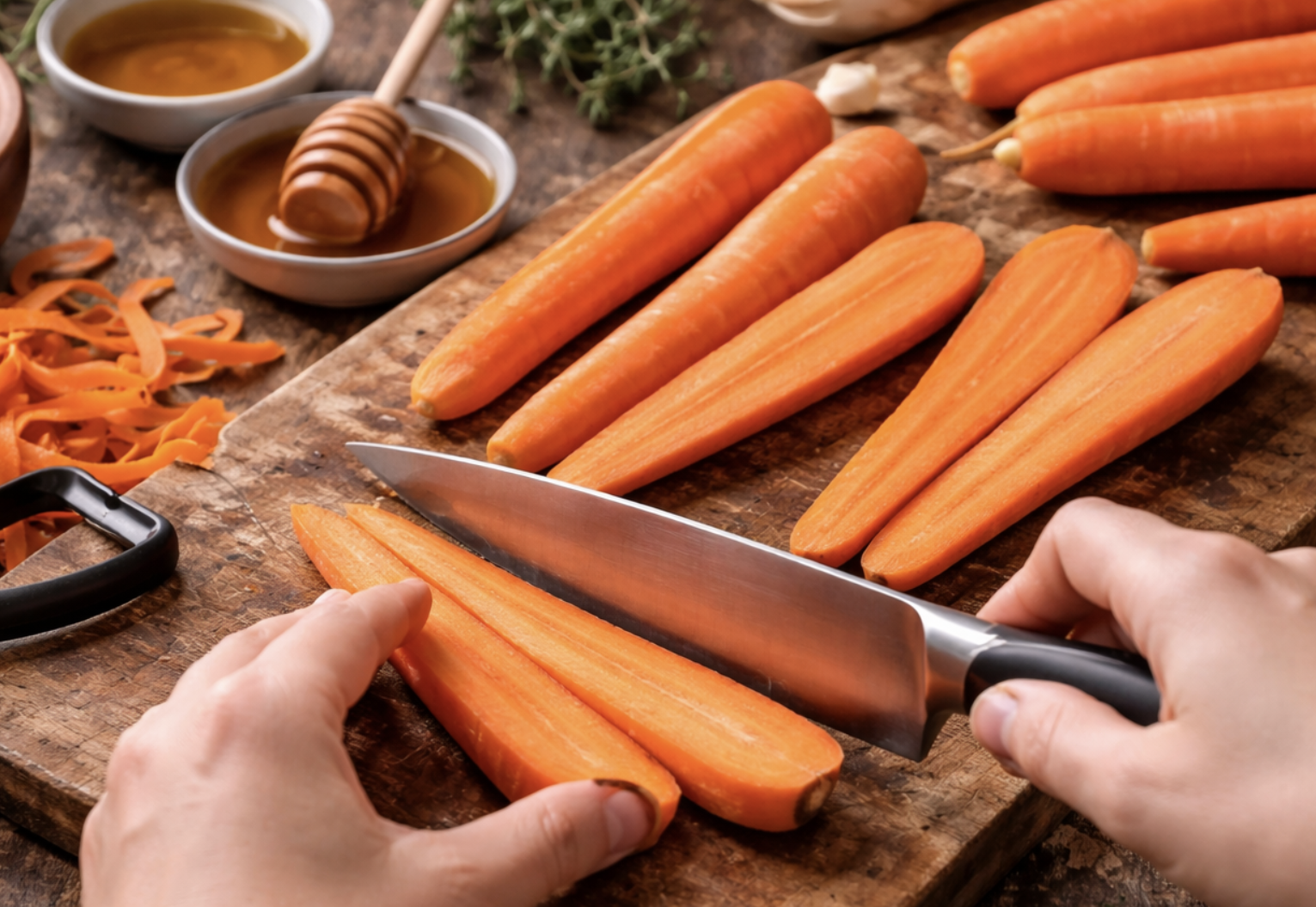 Honiggeröstete Karotten mit Thymian_2