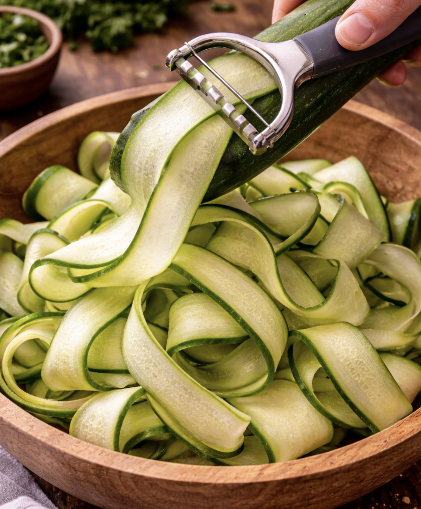 Ricotta & Lemon Zucchini Tagliatelle_2