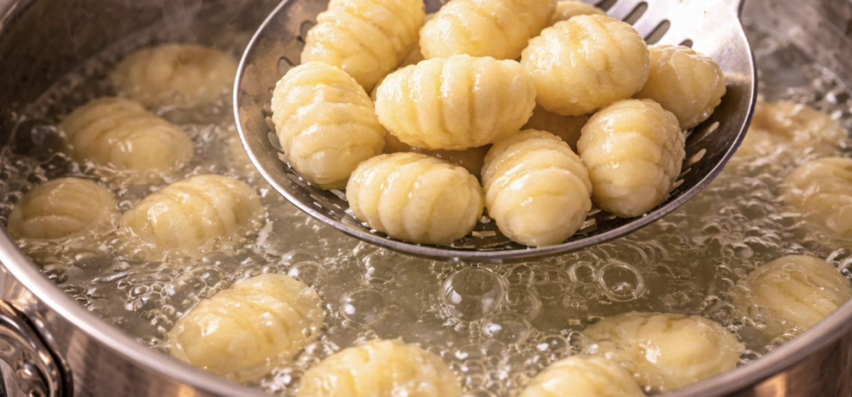 Pesto-Gnocchi mit Parmesan und Pinienkernen_2