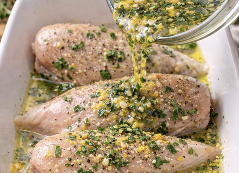 Gegrilltes Zitronen-Kräuter-Hähnchen mit Sommergemüse_2