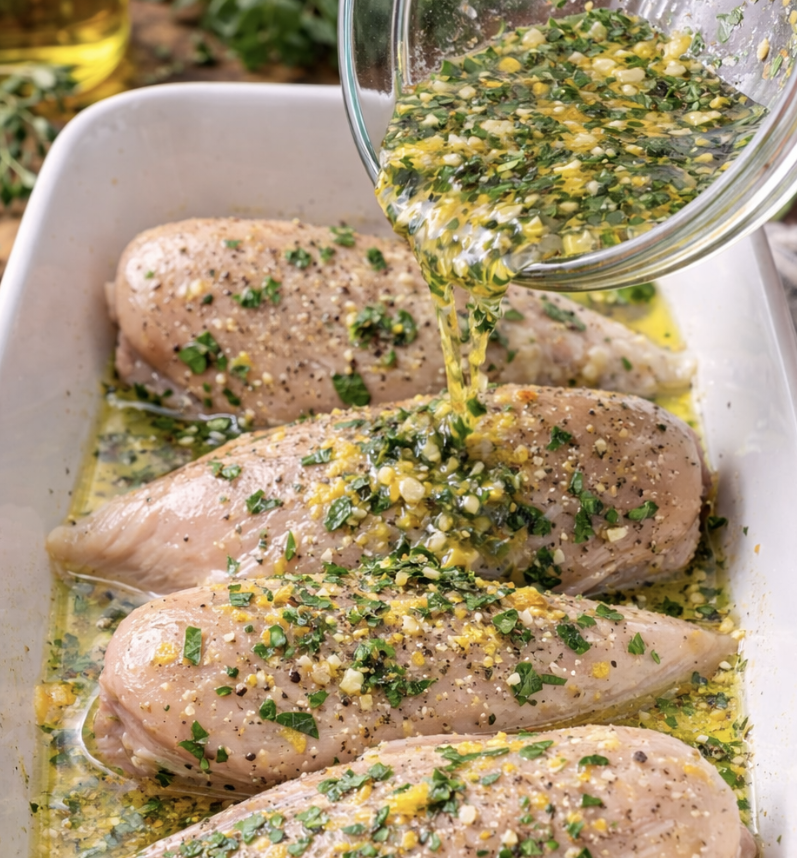 Gegrilltes Zitronen-Kräuter-Hähnchen mit Sommergemüse_2