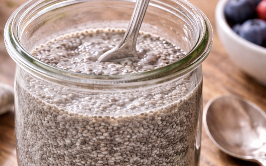 Chia-Pudding mit frischen Beeren_2