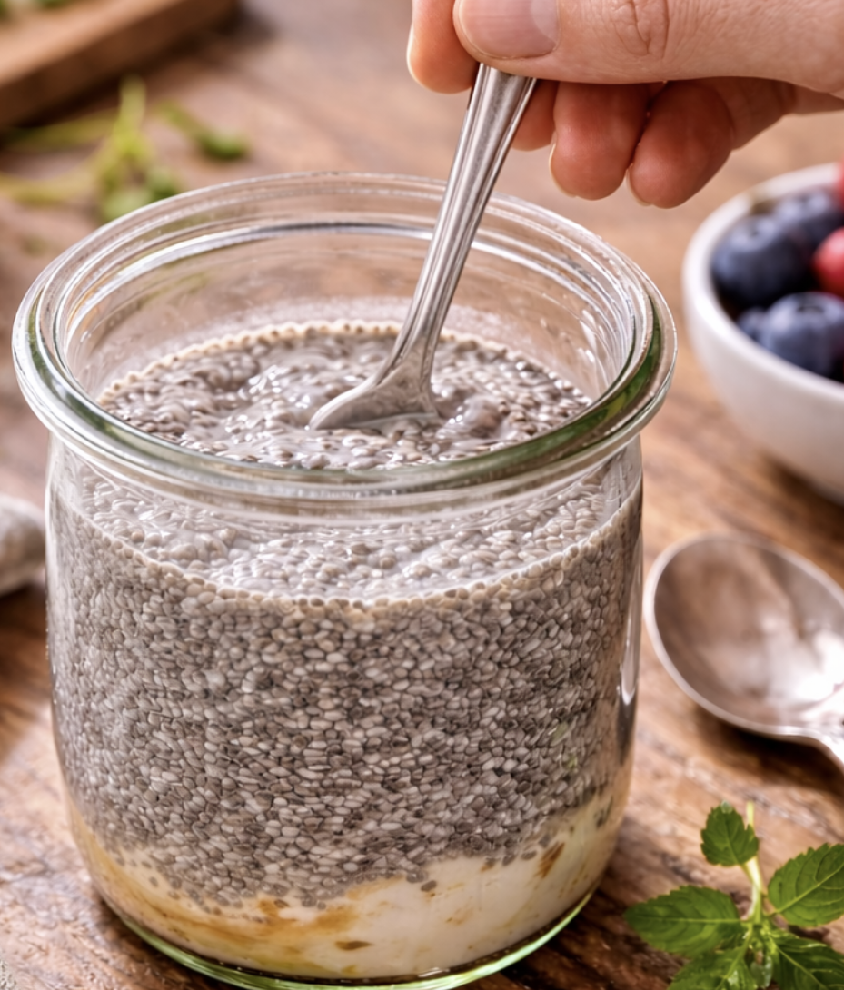 Chia-Pudding mit frischen Beeren_2
