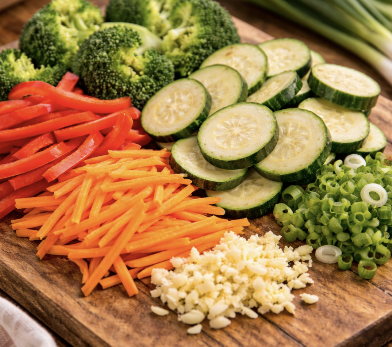 Gebratener Tofu mit Gemüse aus der Pfanne_2