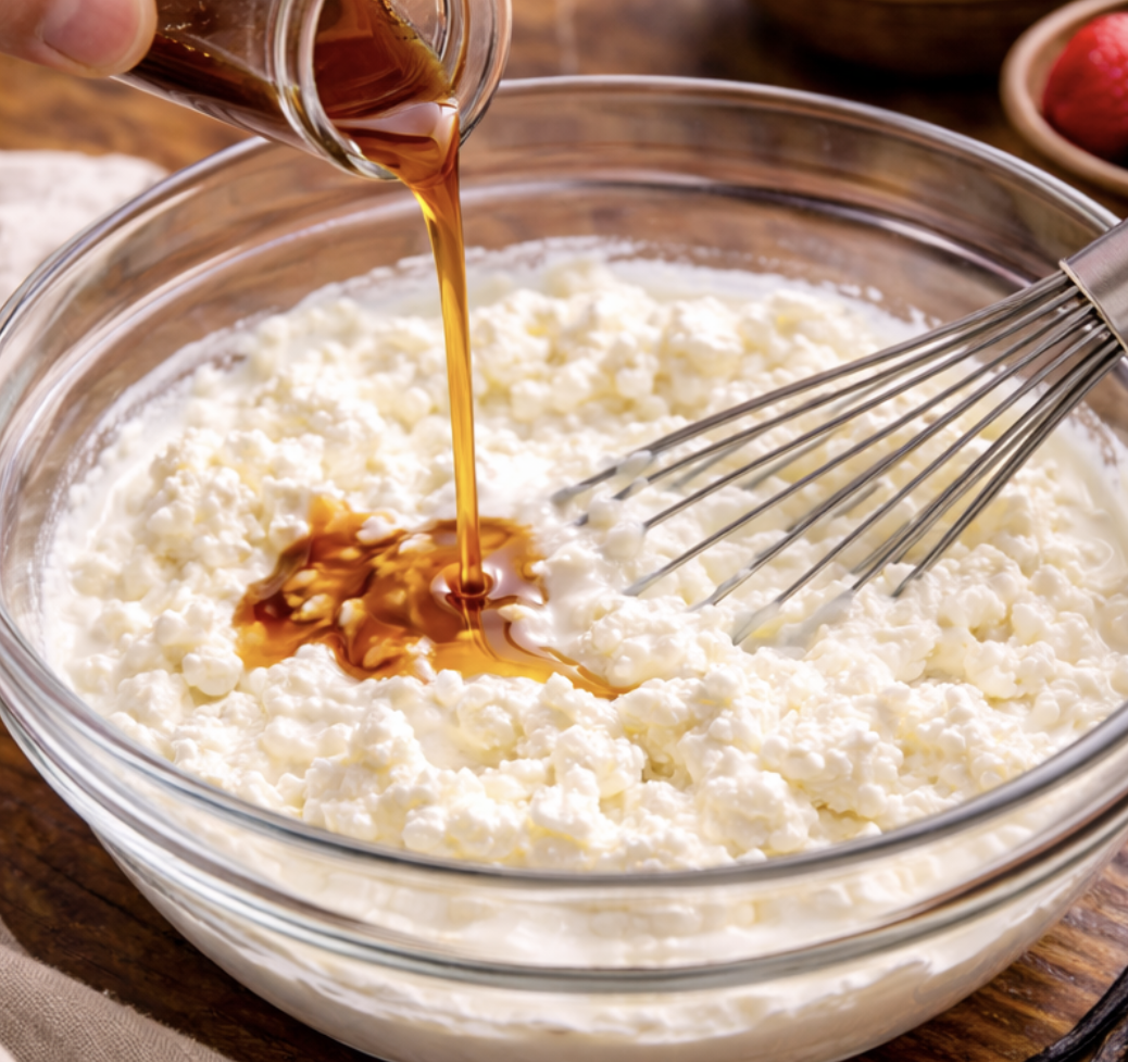 Quarkcreme mit Beeren und Vanille_2