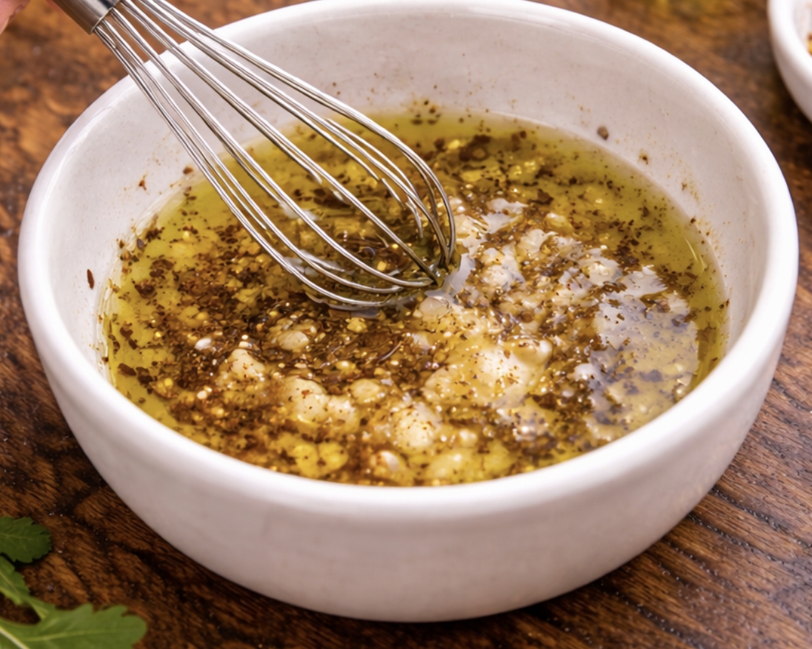 Gegrillte Garnelen auf Rucola_2
