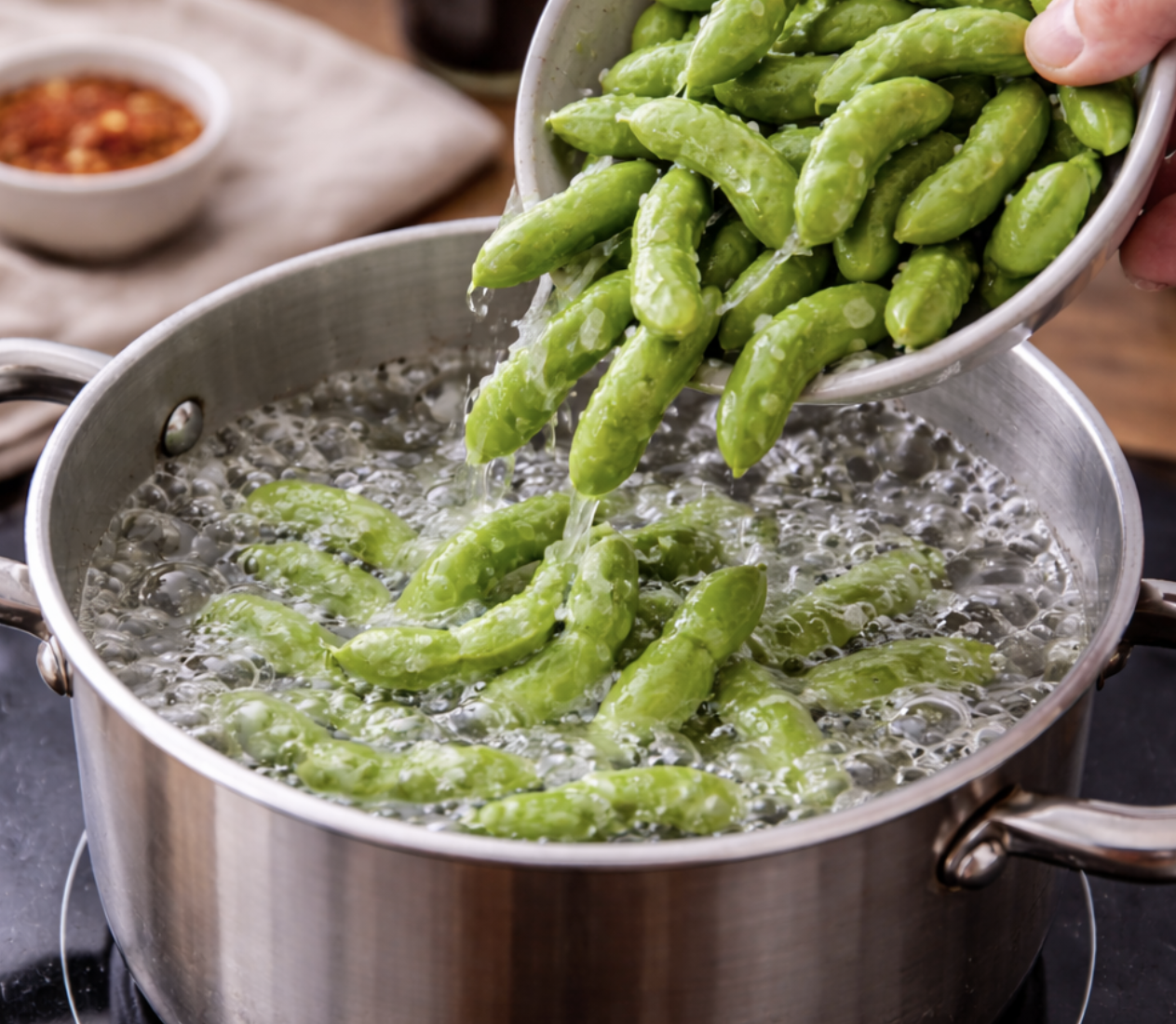 Edamame mit Meersalz2