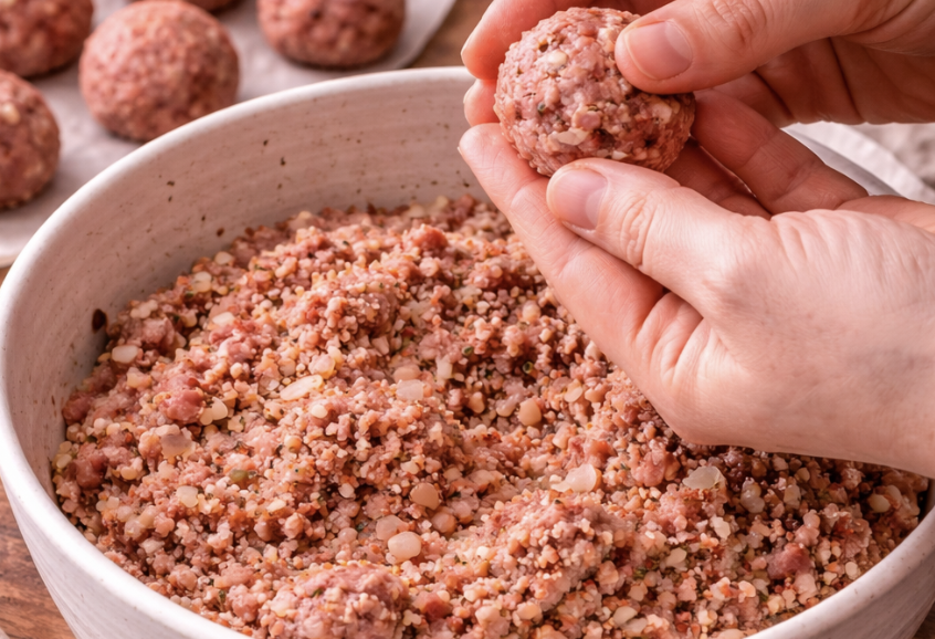 Köttbullar mit Preiselbeeren_3