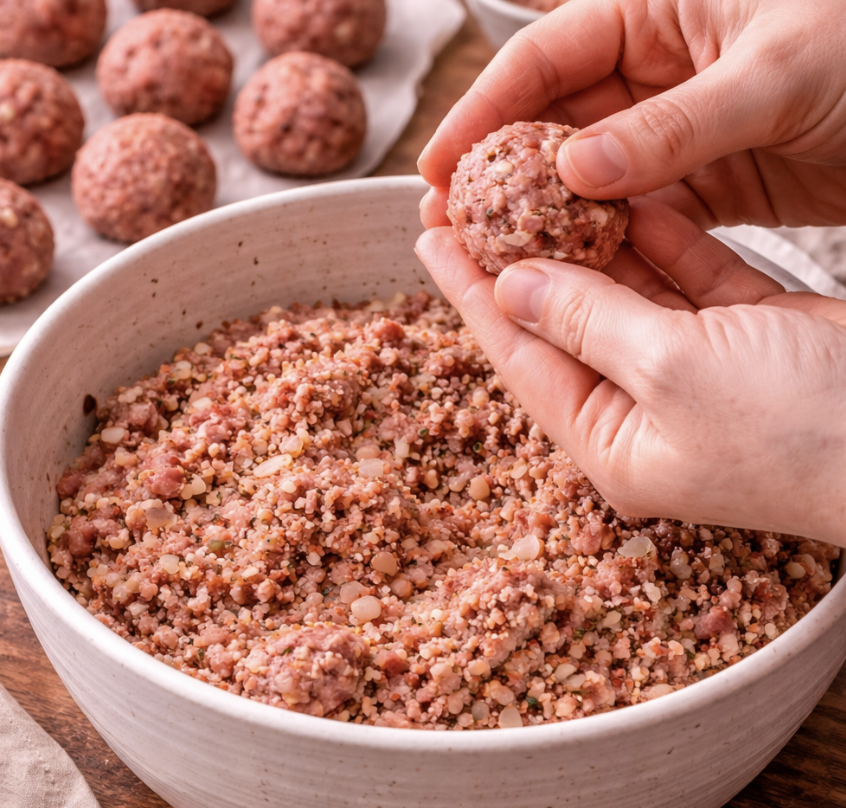 Köttbullar mit Preiselbeeren_3
