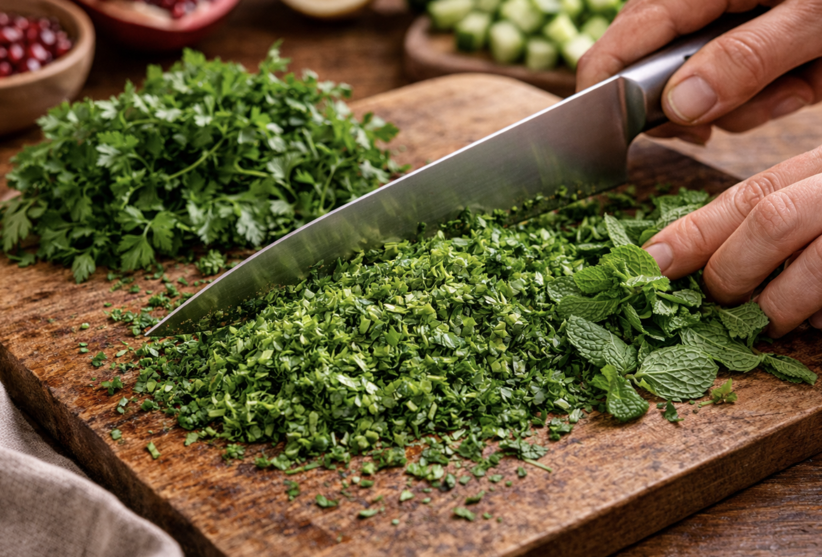 Couscous-Salat mit Granatapfel_3
