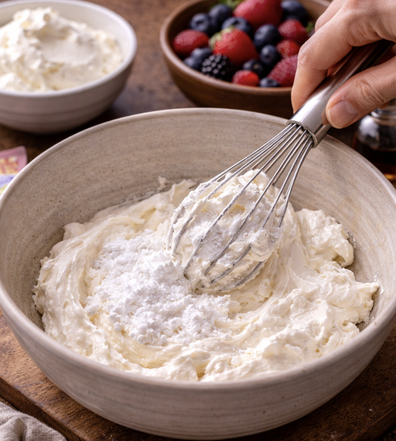 Mascarpone-Creme mit Beeren_3