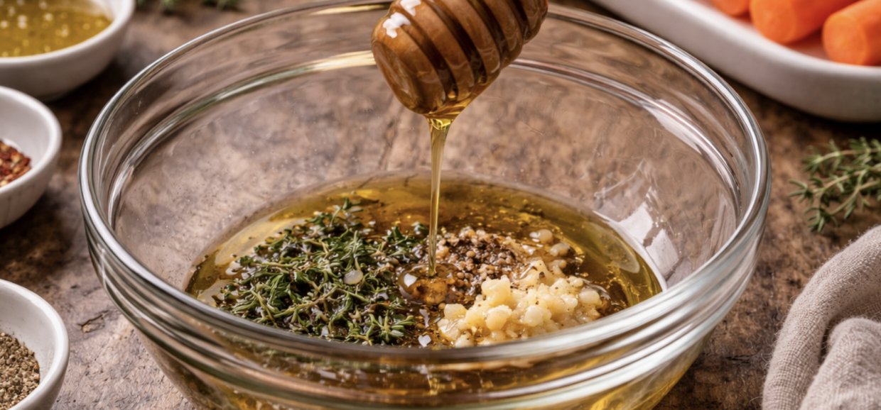 Honiggeröstete Karotten mit Thymian_3