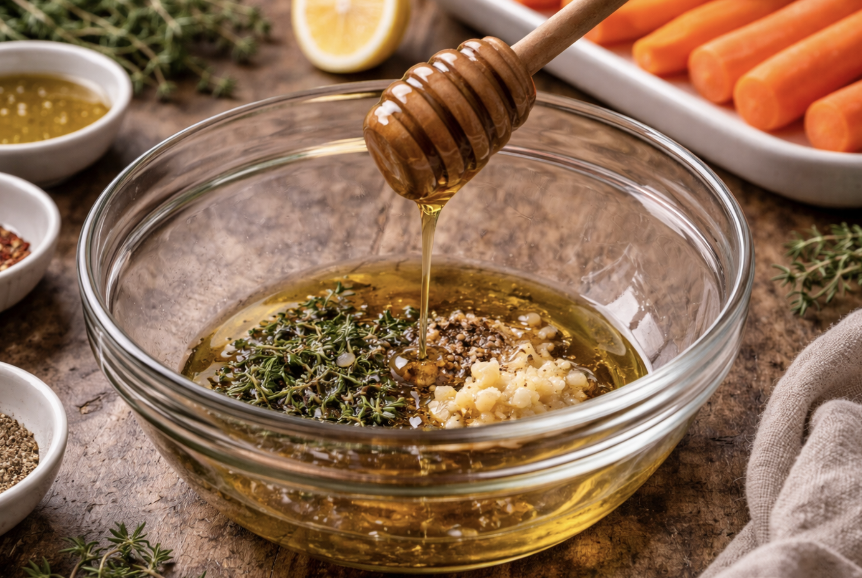 Honiggeröstete Karotten mit Thymian_3