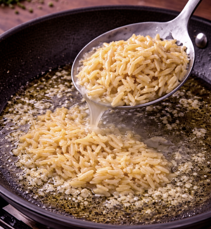 Orzo mit Zitrone und Parmesan_3