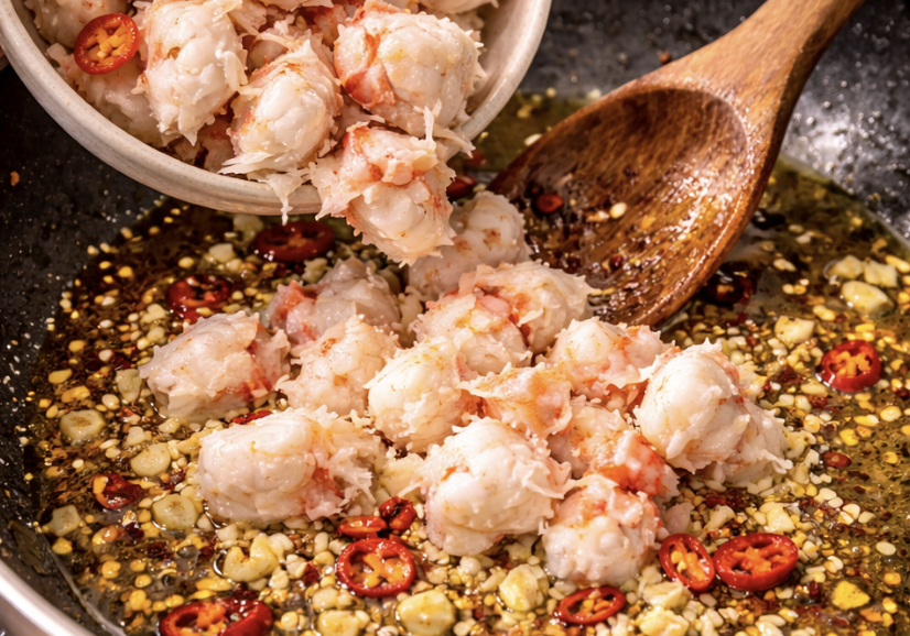 Linguine mit Krabben und Chili_3