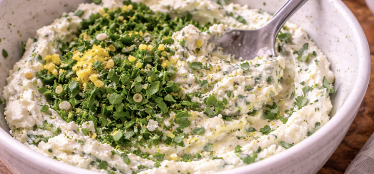 Gegrillte Zucchiniröllchen mit Frischkäse und Kräutern_3