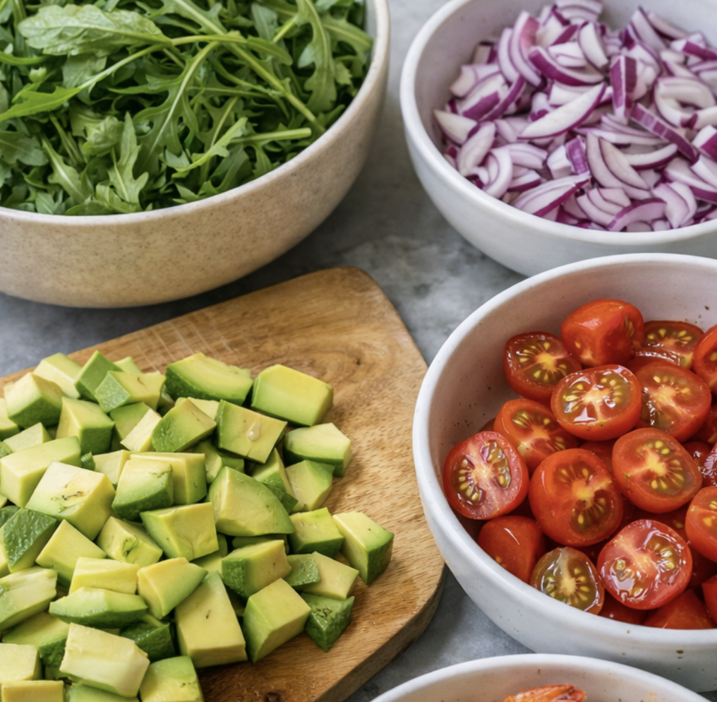 Avocado-Garnelen-Salat mit Zitronen-Dressing_3