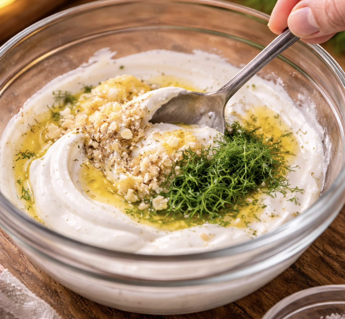 Gurken-Dill-Salat mit griechischem Joghurt_3