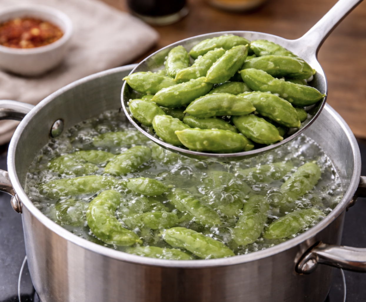 Edamame mit Meersalz3