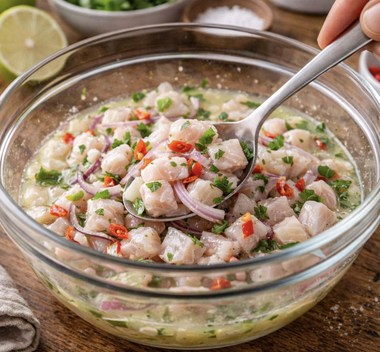 Ceviche von der Dorade mit Limette_4