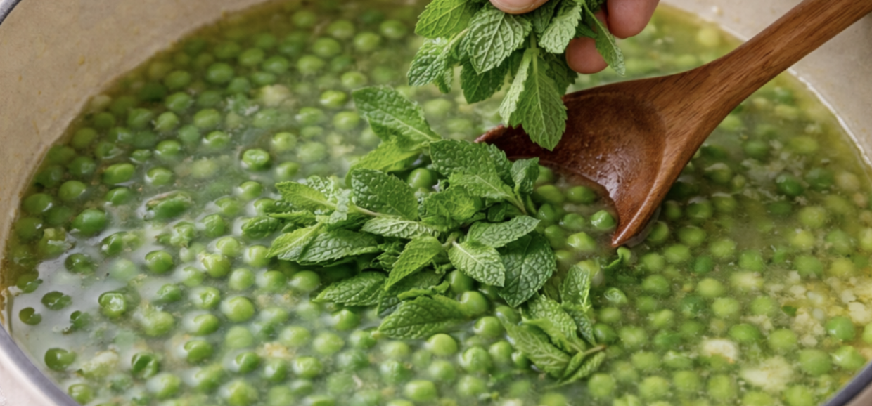 Erbsensuppe mit Minze_4