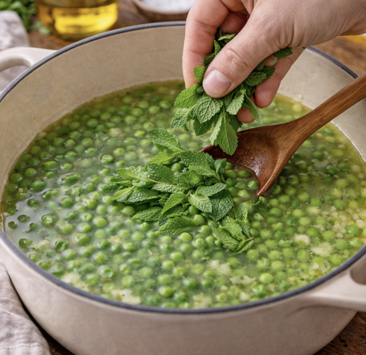 Erbsensuppe mit Minze_4