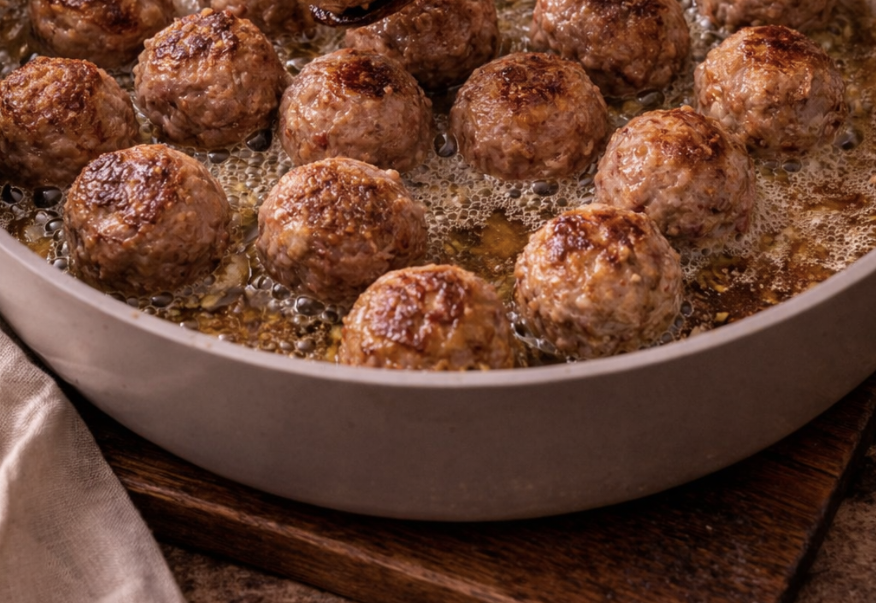 Köttbullar mit Preiselbeeren_4