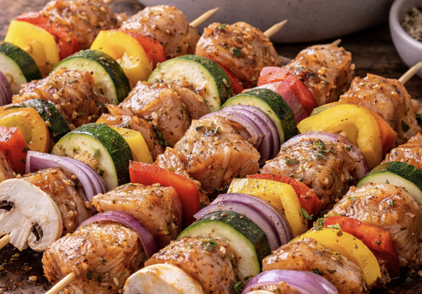 Hähnchenspieße mit Gemüse_4