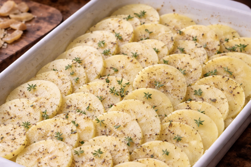 Kartoffelgratin mit Käse_3