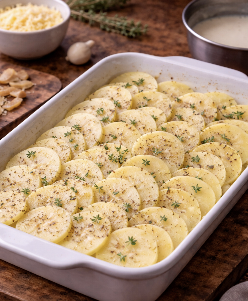 Kartoffelgratin mit Käse_3