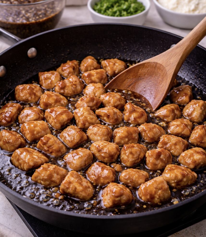 Teriyaki-Hähnchen mit Reis_4