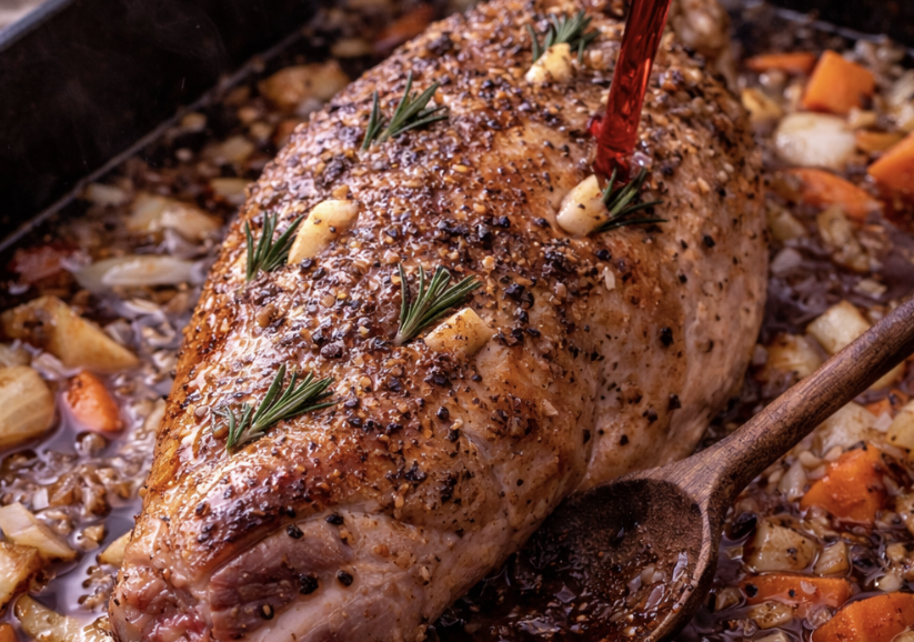 Lammbraten mit Knoblauch und Rosmarin_4