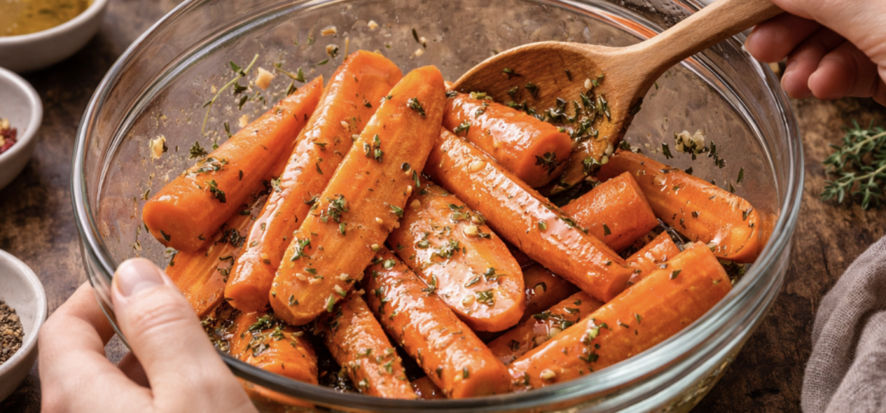 Honiggeröstete Karotten mit Thymian_4