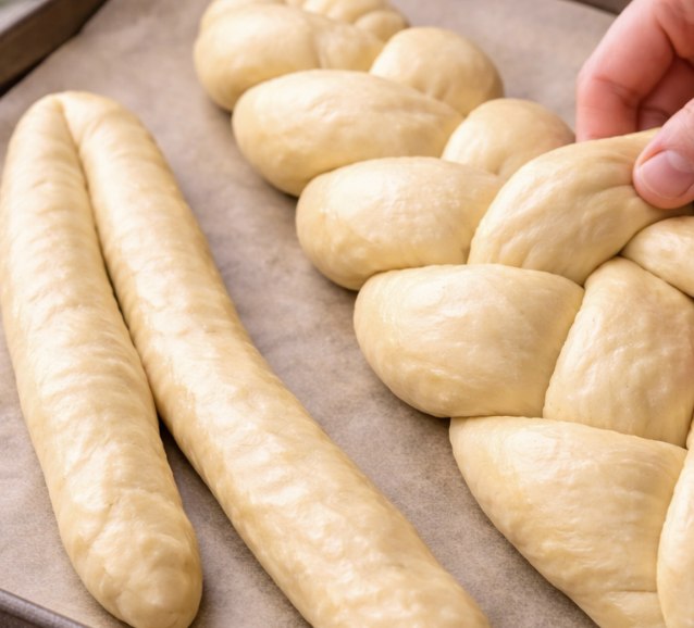 Brioche-Osterzopf mit Mandeln_4