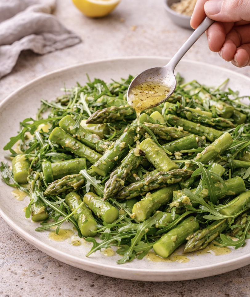 Grüner Spargelsalat mit Parmesan_4