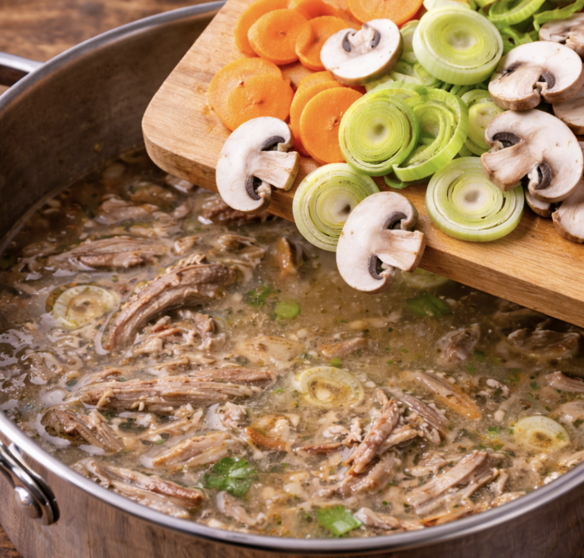 Entensuppe mit Ingwer_4