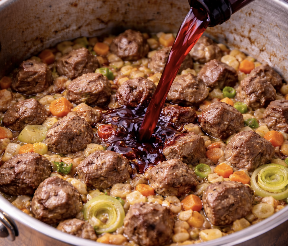 Rehsuppe mit Preiselbeeren_4