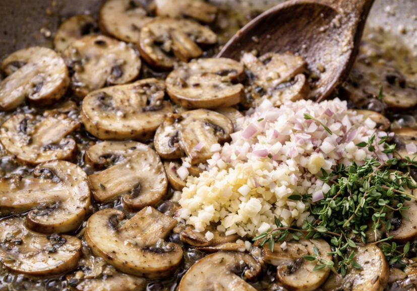 Pappardelle mit Pilzen und Thymian_4