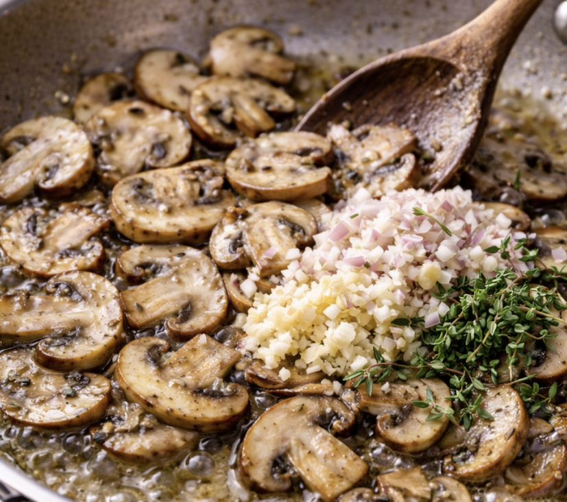 Pappardelle mit Pilzen und Thymian_4