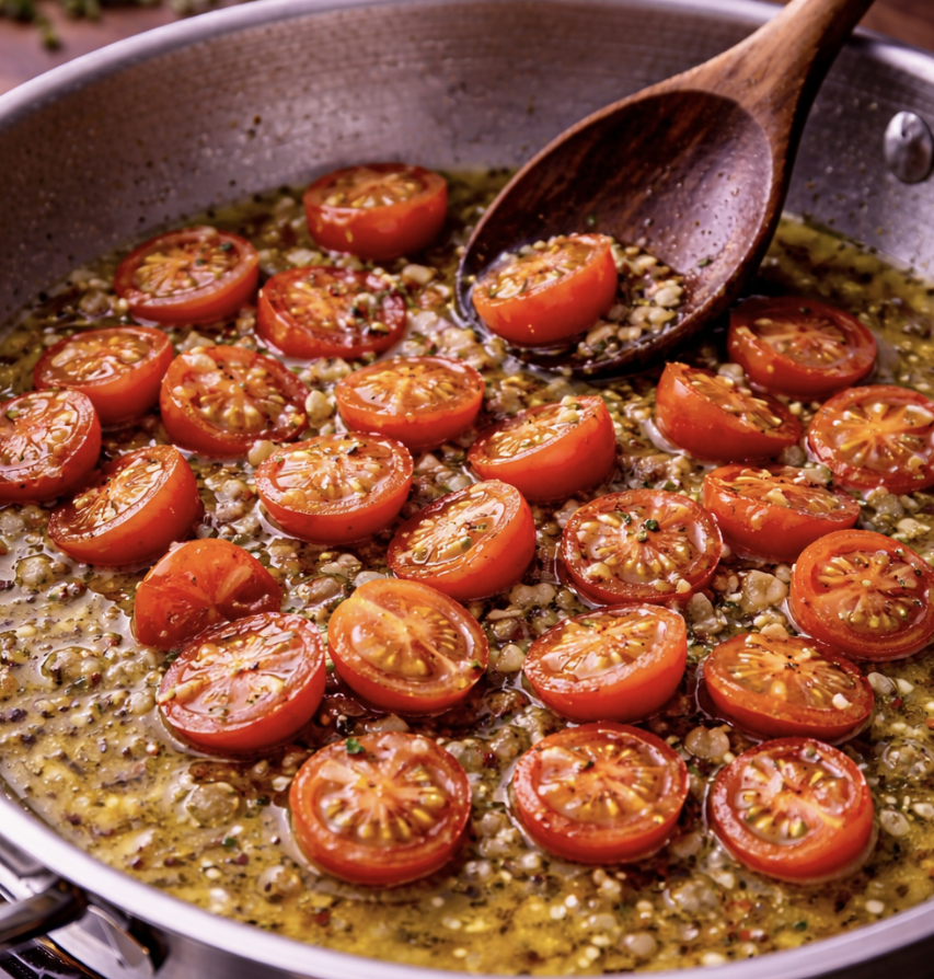 Burrata-Tortellini mit Tomaten und Basilikum_4