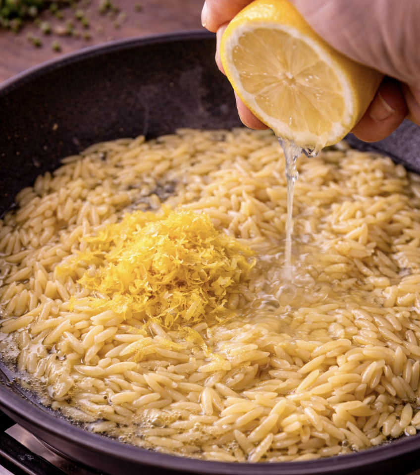 Orzo mit Zitrone und Parmesan_4